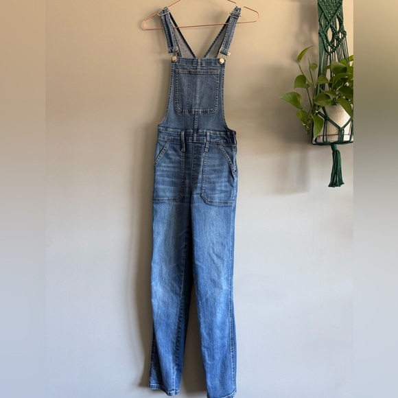Madewell Skinny Overalls in Jansing Wash, size S Small - Picture 3 of 6